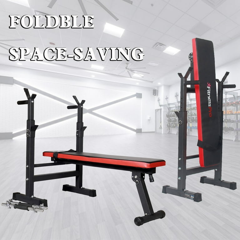 Pro fitness folding workout bench sales