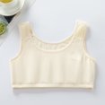 thumbnail image 2 of LRen Girls Sports Bras 10-12 Soft Comfortable Training Bras Girls Wireless Cami Bralettes Solid Color with Removable Padding Bras Cami Training Light Sports Kids Bras for Girls, 2 of 5