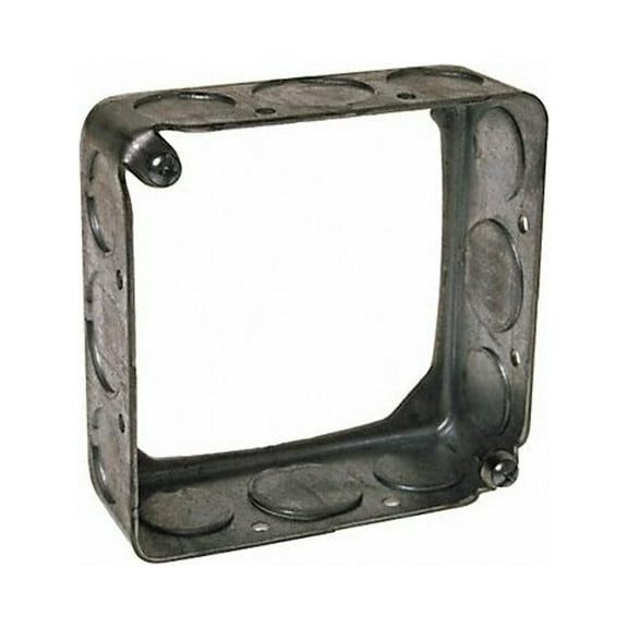 Raco Extension Ring, 2 Gangs, Steel, Square Box Type 202