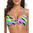 thumbnail image 4 of RELLECIGA Haut de Bikini Triangle Long à Bretelles pour Femme, 4 of 6