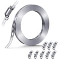 thumbnail image 4 of Stainless Steel Hose Clamp Adjustable Large Worm Gear Hose Clamp DIY Kit For Pip C, 4 of 6