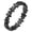 Black, variant on Women's Stainless Steel Stackable Star Shape Eternity Band Rings Simple Statement Jewelry Gift Black Size 8
