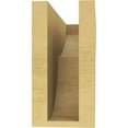 thumbnail image 4 of 4"W x 12"D x 8"H Classic Crestline Rough Cedar Woodgrain TimberThane Corbel, Primed Tan, 4 of 6