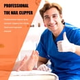 thumbnail image 2 of Cortaúñas Podiatrist LePinko de acero inoxidable de alta resistencia, 2 of 8