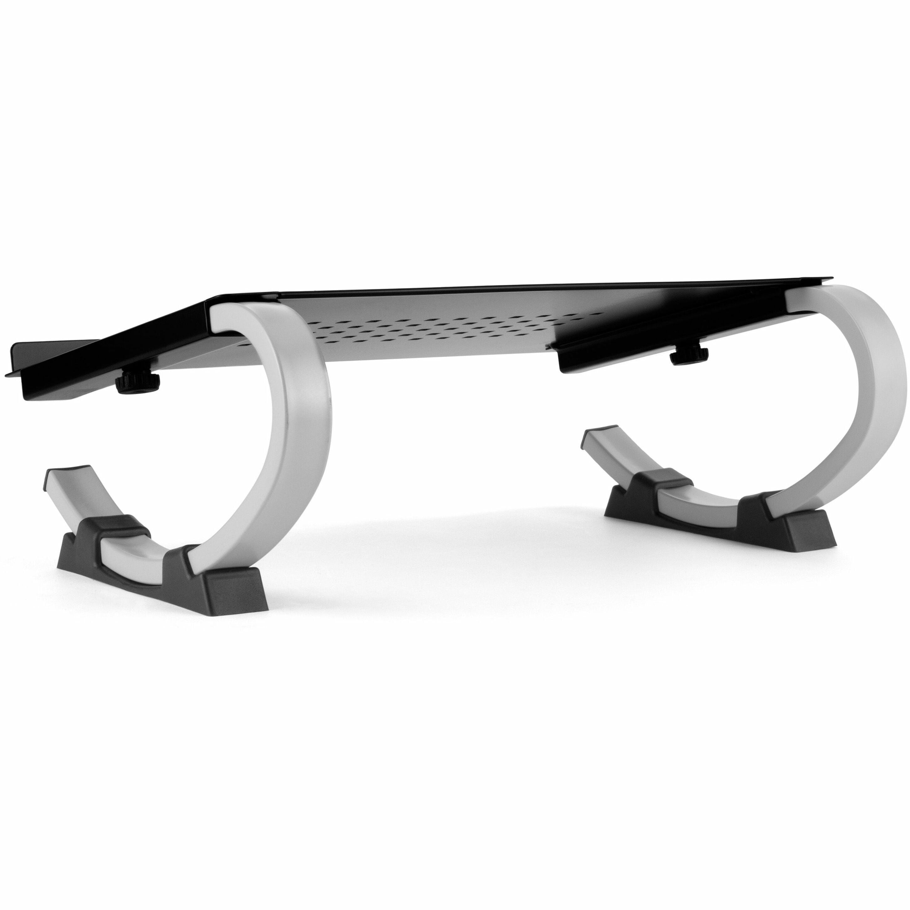 Allsop, ASP30498, Redmond Adjustable Laptop Stand, Fits up to 17-inch Laptop - (30498), 1 Each, Black,Silver