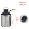 thumbnail image 2 of Bgsha for NovaTec Freehub Convex pattern 8/9/10S 10 teeth Steel freehub Bike, 2 of 5