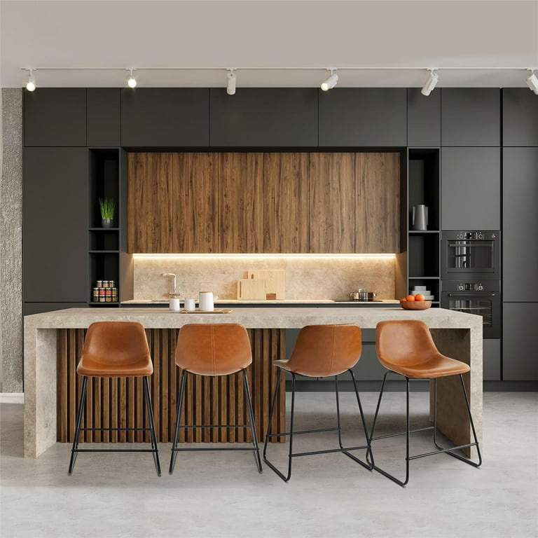 Free Shipping! Better Homes & Gardens Camel Faux Leather Scoop