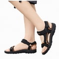 thumbnail image 4 of TOWED22 Boys Water Sandals Kids Open-Toe Adjustable Straps Sport Sandals Child Outdoor Athletic Lightweight(Little Kid/Big Kid)(Orange,4.5), 4 of 9