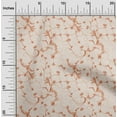 thumbnail image 2 of oneOone Cotton Flex Peach Fabric Asian Scroll Craft Projects Decor Fabric Printed By The Yard 40 Inch Wide, 2 of 4