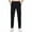Black, variant on hotojiny Mens Athletic Sweatpants with Zipper Pockets Lightweight Straight Leg Workout Gym Joggers Pants Ice Silk Running Pants