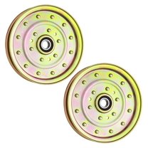 Idler Pulley for Exmark Toro Mowers - 1-633109, 116-4667 Replacement - Lazer Z, Z Master 60-72 Inch Decks - 2 Pack