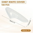 thumbnail image 2 of Knife Tip Protector Cover, Plastic Blade Tip Guards for Kitchen Knife Tip Protection Sleeve 0.43" x 1.14", 2 of 6