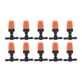 thumbnail image 1 of 10 Piezas Emisores de Riego por Goteo Boquilla Atomizadora de Tres Vías Aspersor Microajustable Plástico Polipropileno Adecuado para Jardinería Invernadero Patio Siembra, 1 of 6