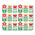 thumbnail image 1 of NUDECOR Tapis de Souris Motif Floral Suédois Rétro Design Traditionnel Vert 9x10 Pouces, 1 of 1