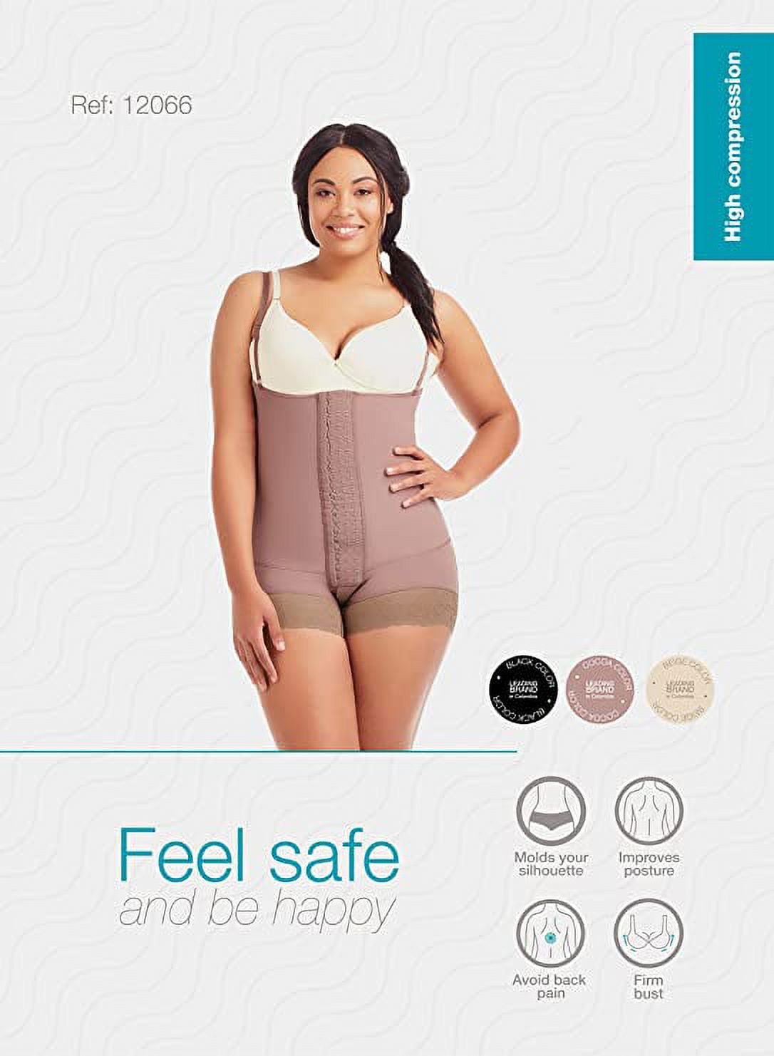 Delie by Fajate 12046 Post Surgery Post Partum Columbian Shapewear for  Women Tummy Control Butt Lifter Body Shaper (Large) at  Women's  Clothing store