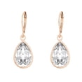 thumbnail image 1 of Arete para Mujer con Cristal Fino Swarovski en Forma de Gota – Bañado en Oro Rosa 14k– Arete Elegante y Brillante, Aretes de Mujer de Moda– Joyería para Mujer de Moda– Regalo especial Ortiz Espinosa Temporada, 1 of 2