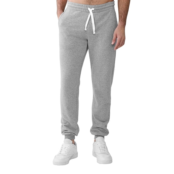 Mens Everyday Comfort Jogger Pant Elastic Waist with Drawstring Active Gym Lounge Casual Sweatpants