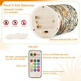 thumbnail image 5 of Yayeee Flameless Candles with Remote Flickering Battery Operated Multi Color Changing, Deer Pattern, 5 of 7
