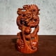 thumbnail image 3 of Rosewood carved dragon ornament, wooden three-in-one twelve zodiac animal figurine, wooden dragon for home living room decoration, business opening, housewarming gift., 3 of 3