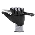 thumbnail image 1 of Guantes Anticorte, Guantes Recubiertos De Nitrilo Resistentes A Cortes, Buen Agarre, Muñequera Tejida, Protección Cómoda De Nivel 5, Seguro Para Trabajos En Metal, 1 of 7