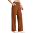 thumbnail image 6 of YTCAMLO Plus Size Lounge Pants for Women Casual Soft Loose High Waisted Drawstring Sweat Pants with Pockets Wide Leg Yoga Pants, 6 of 8