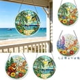 thumbnail image 6 of Sulaicai Acrylic Puzzle Suncatcher Window Hanging, 7.5 Inch Stained Glass Style DIY Puzzle Sun Catcher Decor Panel, Aesthetic Home Ornament Birthday Gift for Women Mom, 6 of 6