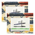thumbnail image 2 of Retro Vehicles 3-Ring Binder Pouches A4 Size Zipper Pocket File Storage 2 Packs, 2 of 6