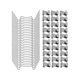 thumbnail image 1 of 100Pcs Stainless Steel Greenhouse Glass Pane Clips Greenhouse W Wire Clips Glazing Z Type Clips, 1 of 5