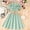 Green, variant on RTKFRFLM Girls 3-Piece Summer Set Solid Camisole Ruffle Top with Skirt and Belt Blue 9-10 Years