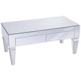 thumbnail image 1 of SEI Furniture Darien Contemporary Mirrored Storage Coffee Table, 1 of 13