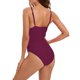 thumbnail image 2 of Gibobby Batas de baño mujeres spa Trajes de baño de una pieza para mujer, traje de baño de talle con barriga, traje de baño con en la espalda, Monokini, (Rojo,CH), 2 of 4
