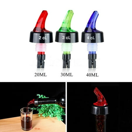 

Yirtree 20/30/40ml Measure Flow Pourer Liquor Spirit Nip Wine Cocktail Dispenser Tool