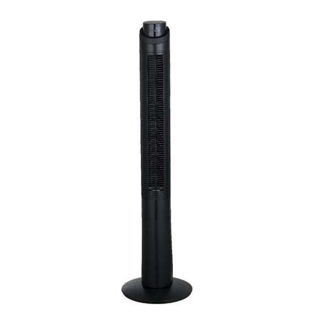 Ventilador de Torre KOOL FACTORY Oscilatorio Digital Silencioso 46 Pul negro