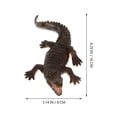 thumbnail image 2 of 1pc Crocodile Ornament Simulation Static Wildlife Model Cognitive Toy for Kid, 2 of 4