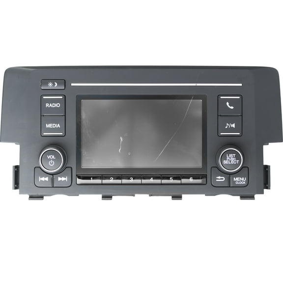 Restored 201718 Honda Civic AMFM Radio Receiver Mp3 Player Part Number 39100TGGA520M1 (Refurbished)