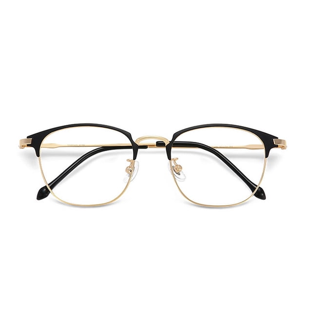 Gafas para miopía para estudiantes, montura grande para hombres, gafas ópticas antiluz azul a la moda, gafas lisas sin energía, protección ocular ligera