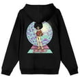 thumbnail image 2 of Soul Beat Dante Disco Ball Adult Black Long Sleeve Hooded Sweatshirt, 2 of 5