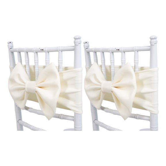 Chair Decorations Chair Sashes Bows for Various Chair Types Parties Event Decors