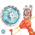 thumbnail image 1 of Juguete giratorio para niños, lanzador Manual de cuerda de tracción, giroscopio de Metal con luz fresca, juguetes para niños, regalos de cumpleaños, 1 of 4