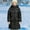 A19 Black, variant on Xdegoge Long Puffer Coat for Kids, Boys and Girls Hooded Quilted Jacket, Toddler Fleece Lined Thick Winter Coats with Pockets