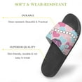 thumbnail image 3 of GZHJMY Stylish Slides for Women Men, Mermaid Pattern Star Print Style Soft Flexible Slip-on Sandals Slippers, 3 of 7