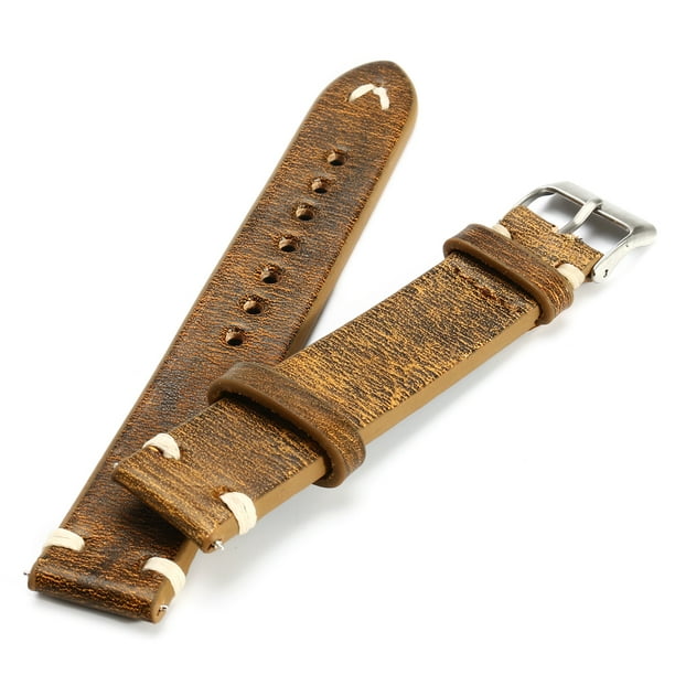 Kudo Leather Watch Bands For Men Vintage Straps Women Replacement Watchband 18mm 20mm 22mm 24mm Com - Distressed Leather Watch Strap 20mm Kudo Leather Watch Bands For Men Vintage Straps Women Replacement Watchband 18mm 20mm 22mm 24mm Com - Distressed Leather Watch Strap 20mm