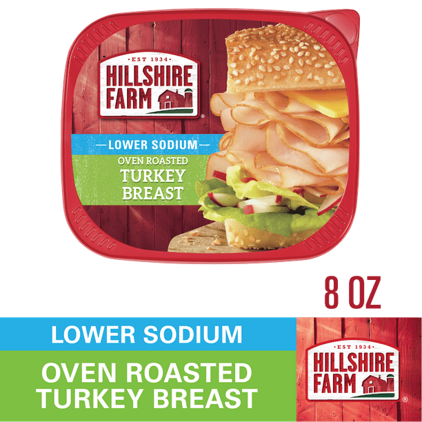Hillshire Farm® Ultra Thin Sliced Deli Lunch Meat, Lower Sodium Oven Roasted Turkey Breast, 8 oz