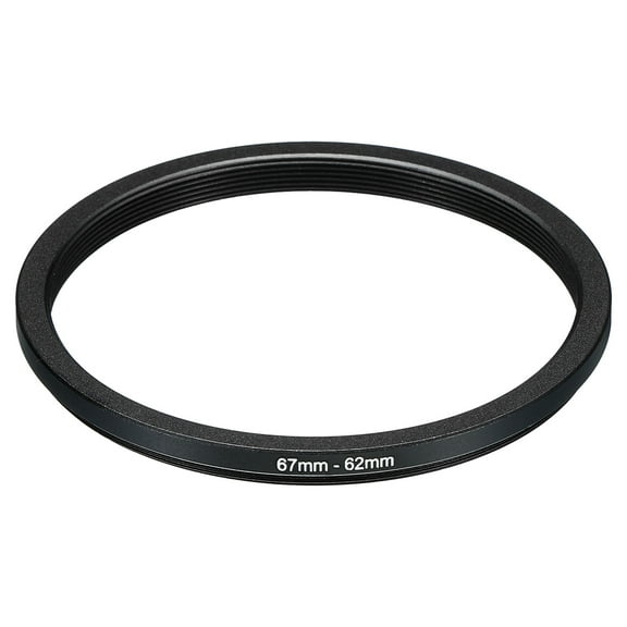 Uxcell 67mm-62mm Metal Step Down Ring, Camera Lens Filter Adapter Ring for Camera Lenses Hood, Black