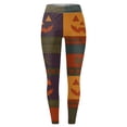 thumbnail image 4 of Rggeeun Halloween Leggings for Women Soft Yoga Pants Cat Graphic Elastic Waist Womens Fall Clothes Evening Party Classic,Orange,M, 4 of 4