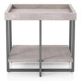 thumbnail image 4 of Furniture of America Humere Wood 1-Shelf End Table in Antique Gray, 4 of 8