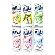 Lotte Milkis Carbonated Drinks Variety Pack (6 Pack, Total of 1,500g)