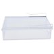 thumbnail image 2 of Organizador de almacenamiento debajo del gabinete Organizador de cajones para calcetines y ropa interior Cesta deslizable Blanco, 2 of 7