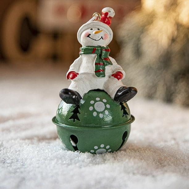 Xihbxyly Colgante de Muñeco de Nieve de Papá Noel, Diseño Único de Hierro, Decoración Festiva para Árbol de Navidad, Perfecto para Familiares y Amigos, Idea de Regalo Navideño, Tamaño de 9 X 5 Cm, In