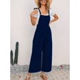 thumbnail image 4 of Combinaison Longue Sans Manches Boho, Combinaison Ample Décontractée avec Poches, Vêtements pour Femmes, 4 of 14